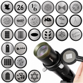 25pcs Gobos for Smallrig SP Air Spotlight