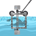 Underwater Hand Grip for GoPro, DJI Osmo, Swim Follow Stabilizer for Stroke Correction, Pool Vlog, Swim Training