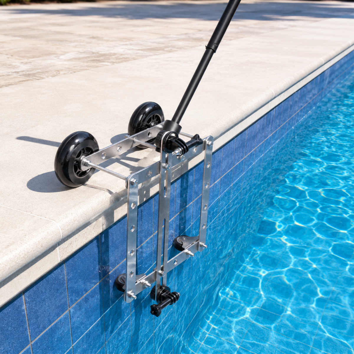 Underwater Hand Grip for GoPro, DJI Osmo, Swim Follow Stabilizer for Stroke Correction, Pool Vlog, Swim Training